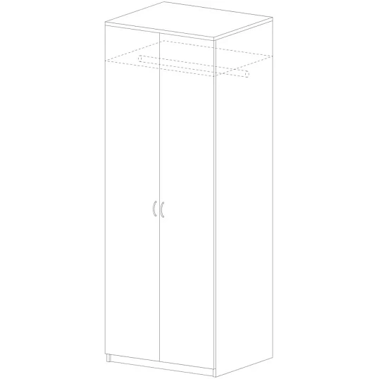 Шкаф PT Арго для одежды А-307 Н орех гварнери 97933