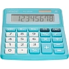Калькулятор настольный КОМП Attache, AС-223M,8р,дв. пит, мятный,134x107x34