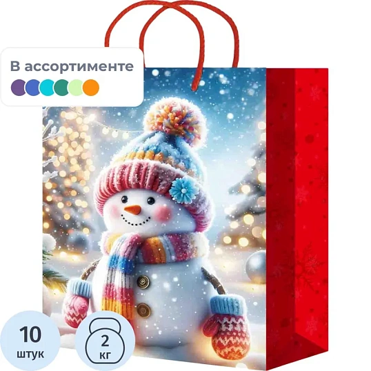 Пакет подарочный ламин.(324x445x102)XL25 526/527/528/529/530 mix_НГ 10шт/уп