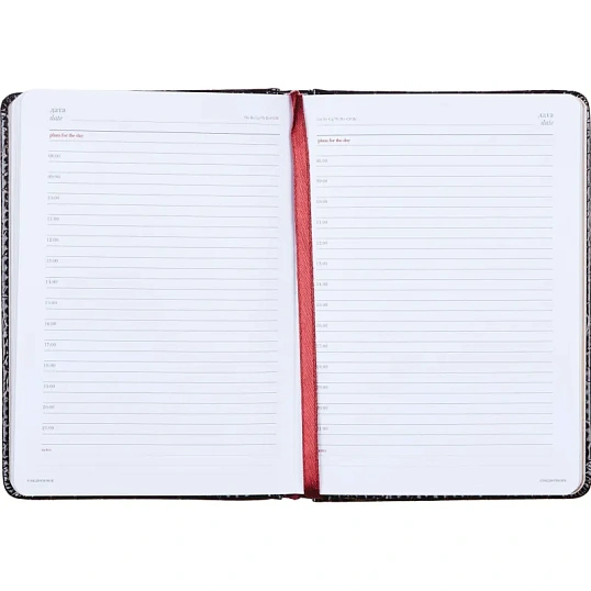 Ежедневник недатированный А6+ Caiman (коричневый)3-498 Д