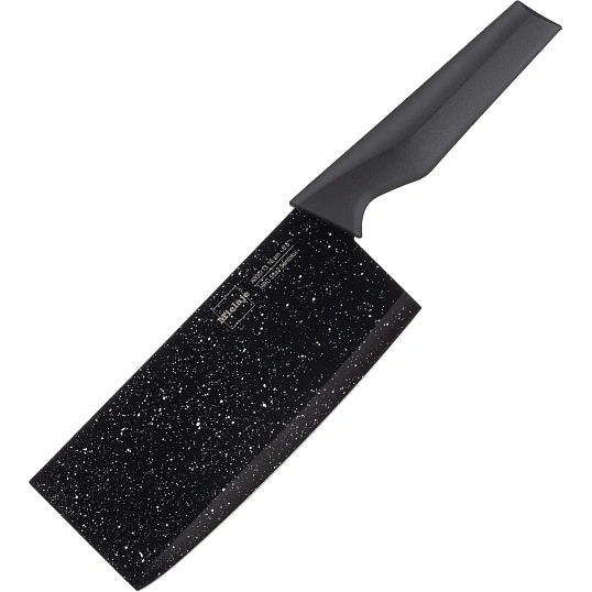 Нож топорик кухонный Santoku 16,5 см. рукоять Soft Touch, Mielaje