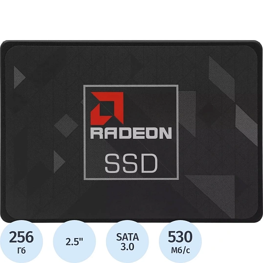 SSD накопитель AMD SATA-III 256GB R3SL0256G2 Radeon R3 2.5
