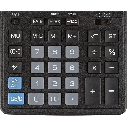 Калькулятор настольный ПОЛН/Р Attache AF-888,14р,дв.пит,204x158мм,черный