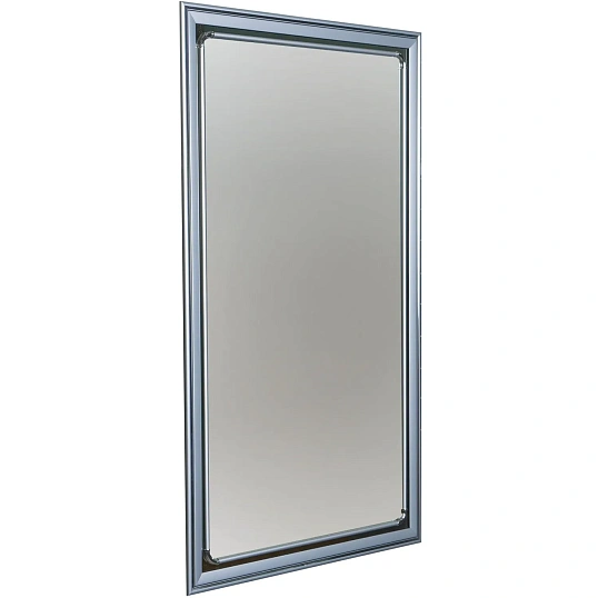 Зеркало МГЛ_настенное 121 (500x800) багет ПВХ металлик