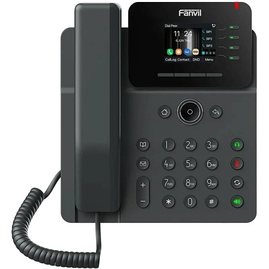 IP-телефон Fanvil V61W,HD voice, 4 SIP,2.4,Opus+IPV6 12 DSS, WIFI,PSU