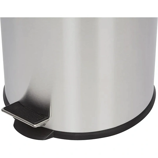 Ведро мусорное с педалью и доводчиком Luscan 20 л, матовое, нерж сталь