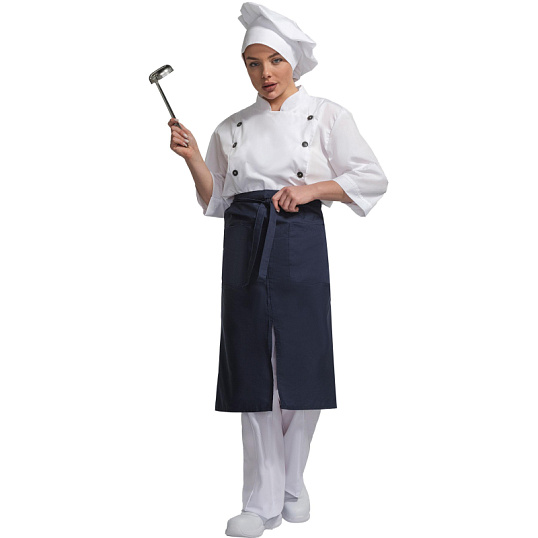 Фартук поварской универсальный синий