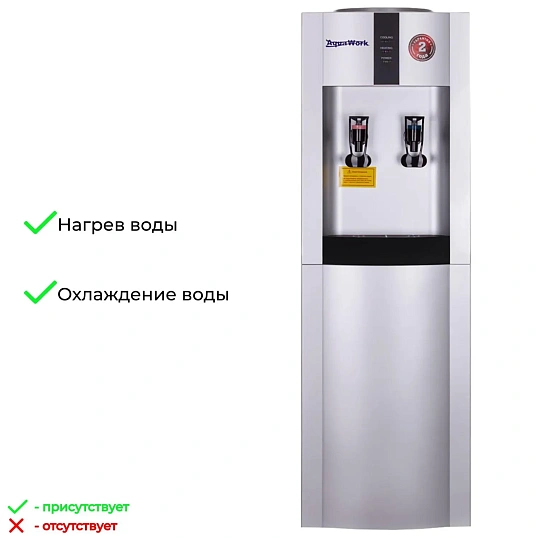 Кулер Aqua Work 16LDR (серебристый), для воды