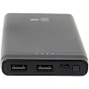 Внешний аккумулятор Cactus CS-PBFSFT-10000 10000mAh 2.1A 2xUSB черный