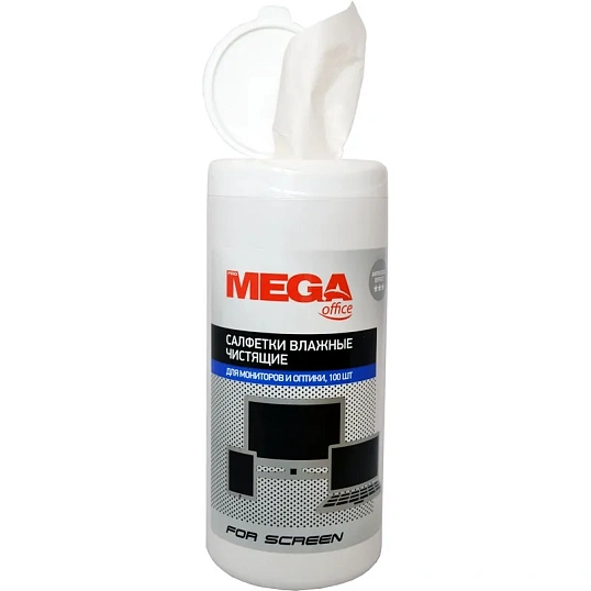 Салфетки д/экранов Luscan, туба, 100 шт, 130х170