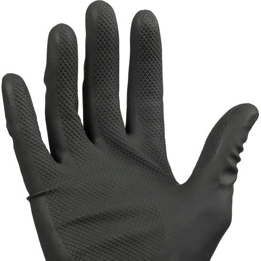 Перчатки латекс. черный Manipula КЩС-2 (L-U-032/CG-943) р.7-7,5,ПС