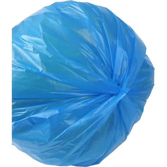 Мешки для мусора ПНД 120л 18мкм 20шт/рул синие 70х110см_П