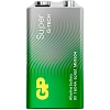 Батарейка GP Super 6LR61/Крона 9V/1604A (1604A-5CR1/1604AA21-5CRSBC1) бл/1