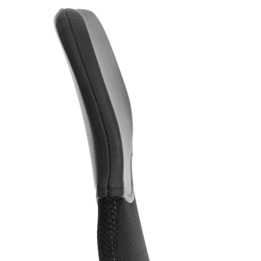 Кресло ТЧ Комус Мебель Easy Chair 619, сетка/экокожа, черный, хром