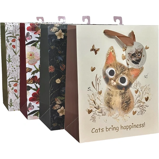 Пакет для подарков PREMIUM LOVE ME, L, 26x32.4x13 см, 2-852/08