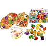 Игра развивающaя Пластик на липучках Фрукты и овощи 10KOR PLASTIC,02865