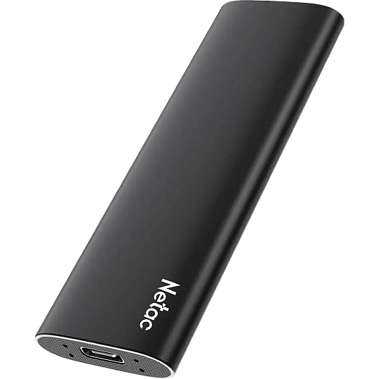 Портативный SSD NeTac External SSD Z Slim USB 3.2 500 Gb Black