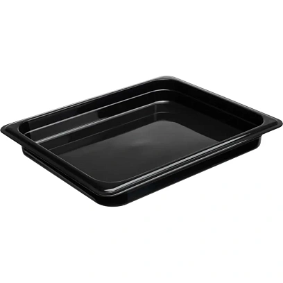 Гастроемкость Restola полипропилен GN 1/2 325х265х40 мм черная, 422109113