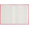 Ежедневник недатированный Attache Rain, А5, 160 л, красный