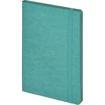 Ежедневник недатированный ATTACHE FLEX бирюзовый А5, 136 л. бежевый блок