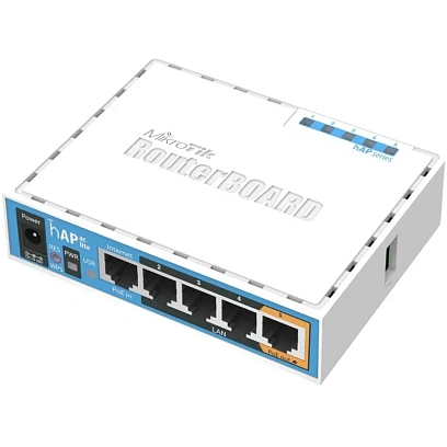 Маршрутизатор Wi-fi MikroTik hAP ac Lite RB952Ui-5ac2nD, AC750,USB,PoE
