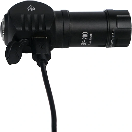 Фонарь EPILSO EPF-200 (карманный, налобный, Luminus SST20 10W, аккум 16340)
