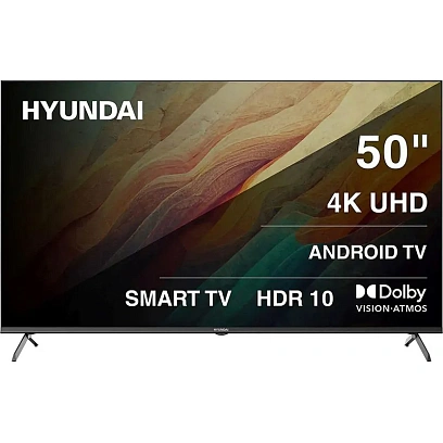 Телевизор Hyundai H-LED50BU7009, UHD, смарт (Android TV)