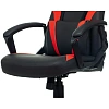 Кресло VB_Echair Easy Game-906 TPU кожзам черный/красный пластик