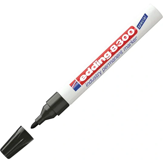 Маркер для агрессивной среды EDDING E-8300/1 чёрный 1,5-3мм