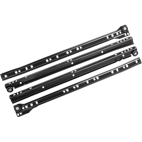 Направляющие УЗК_StahlBuro роликовые 400/0,8 мм (16311) компл-2шт черный