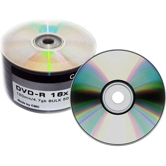 Носители информации CMC DVD-R 4,7 GB 16x Bulk/50
