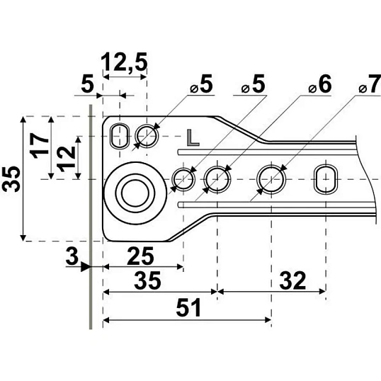 Направляющие УЗК_ StahlBuro роликовые 400/0,8 мм белый копмл-2 шт