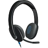 Гарнитура Logitech для ПК с микр. H540 черный 1.8м накладн.USB (981-000481)