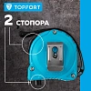 Рулетка TOPFORT BASIC 3мх16мм, пласт корпус, 2 стопора
