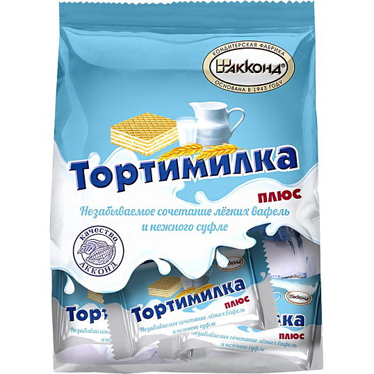 Вафли Тортимилка плюс Акконд, 200г