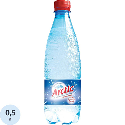Вода питьевая Arctic газ ПЭТ 0,5л