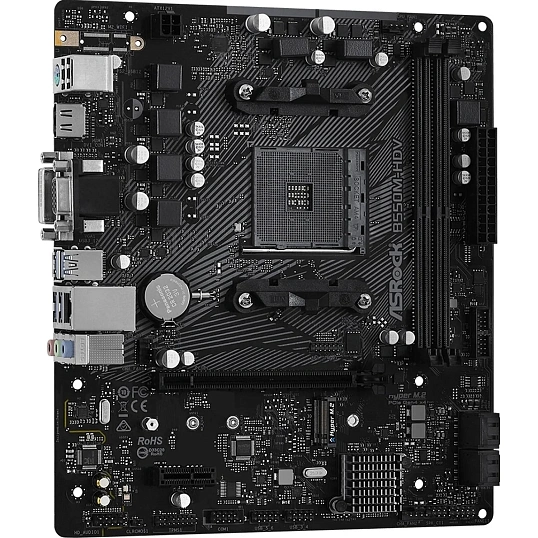 Материнская плата ASRock B550M-HDV, Socket AM4, AMD B550, 2xDDR4-3200, mATX