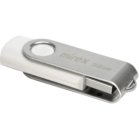 Флеш-память Mirex USB SWIVEL WHITE 32Gb (13600-FMUSWT32 )