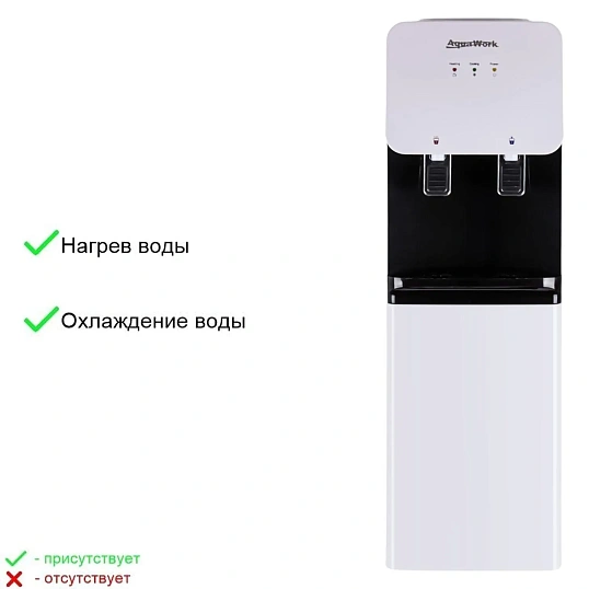 Кулер Aqua Work 11 LDR бело-черный
