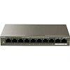Коммутатор Tenda TEF1110P-8-102W 10/100 Мбит/с + 2 Гбит с 8 портами PoE