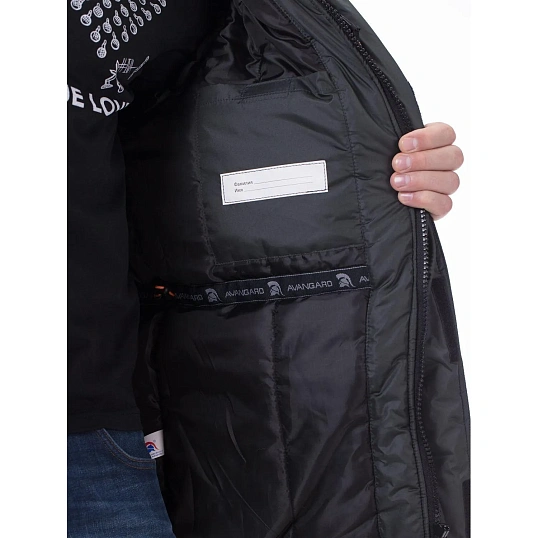 Куртка рабочая зимняя муж.Корсар сер/черн (172761) 56-58/170-176