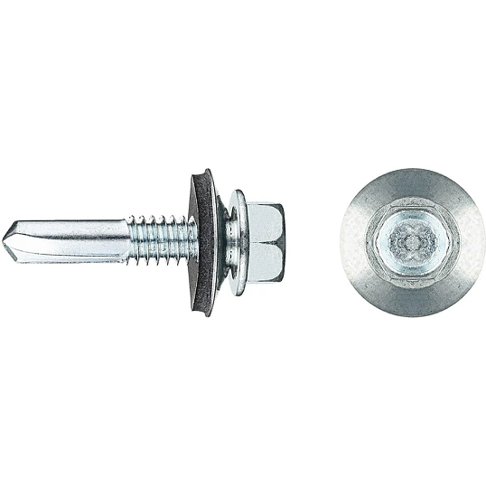 Саморезы кр. оцин КРс ZP 5,5х25 удл.сверло 50шт/уп-контейнер Zitar (142300)