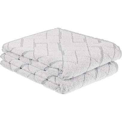 Набор полотенец махровых  для рук 50х80 см, 500 г/м2, Голубой 2шт