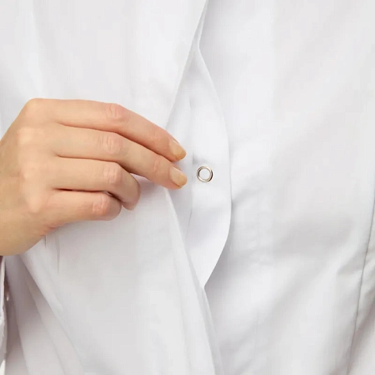 Халат для пищевого производства у17-ХЛ жен.ХАССП белые (52-54)170-176