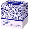 Салфетки косметические Luscan 2сл 90шт/уп в кубе белые