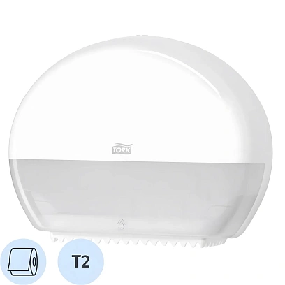 Диспенсер для туалетной бумаги Tork Т2 в мини рул.555000 белый