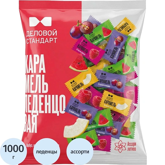 Леденцы Деловой Стандарт Ассорти летних вкусов, 1 кг