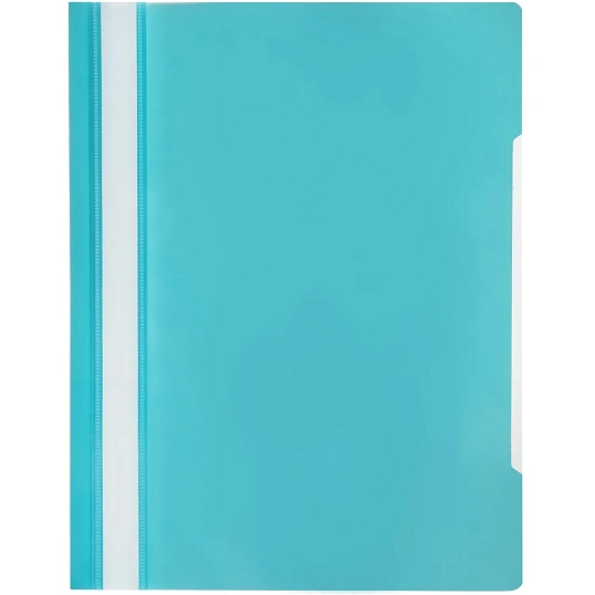 Скоросшиватель пластиковый Attache, А4, Элементари, бирюзовый 10шт/уп