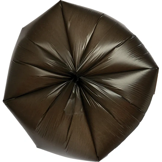 Мешки для мусора ПНД 60л 11мкм 15шт/рул черные 58x68см Гранит