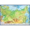 Карта настенная РФ физическая полезные ископаемые 1:5,5млн